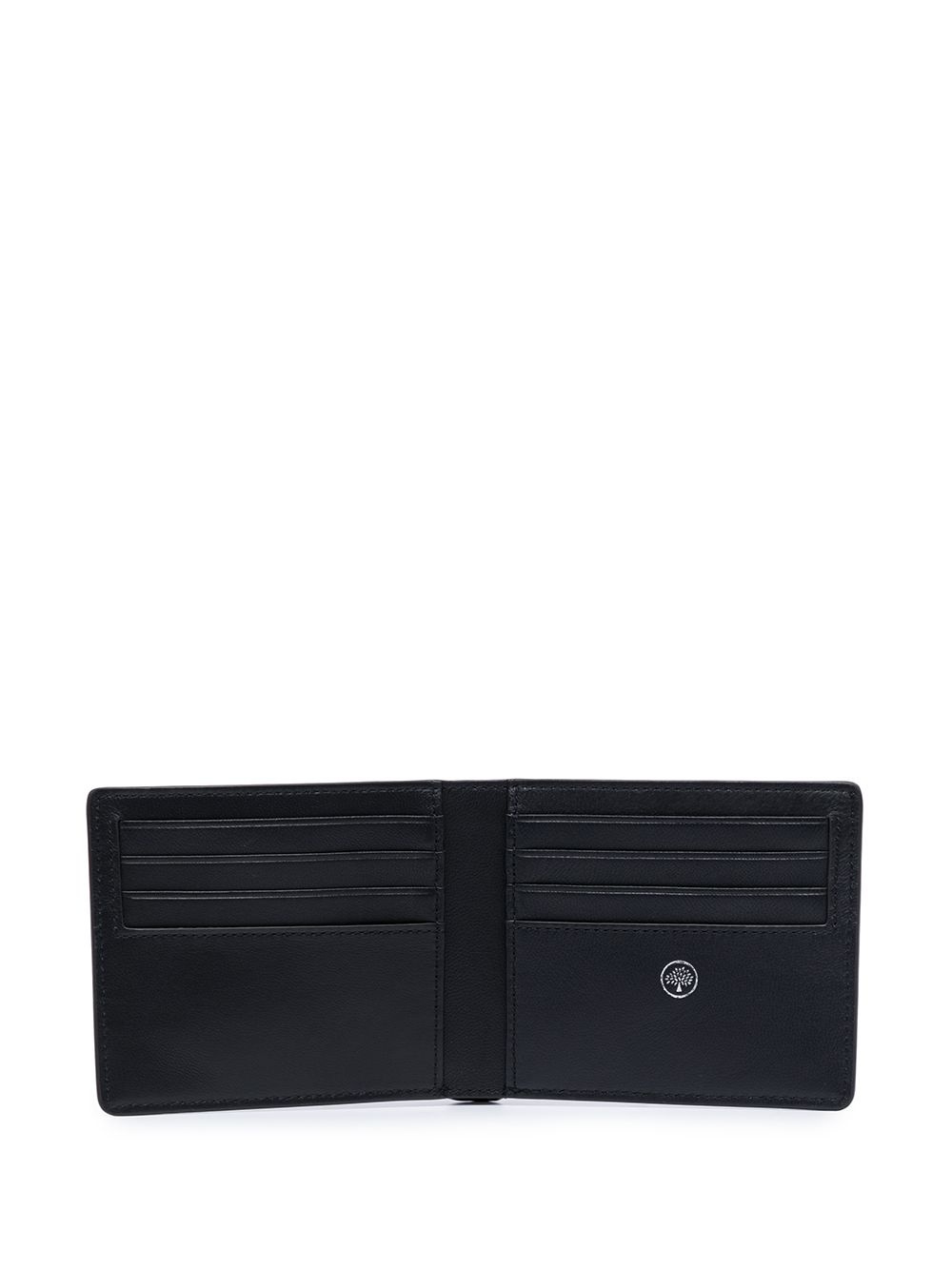 logo-detail leather wallet - 3