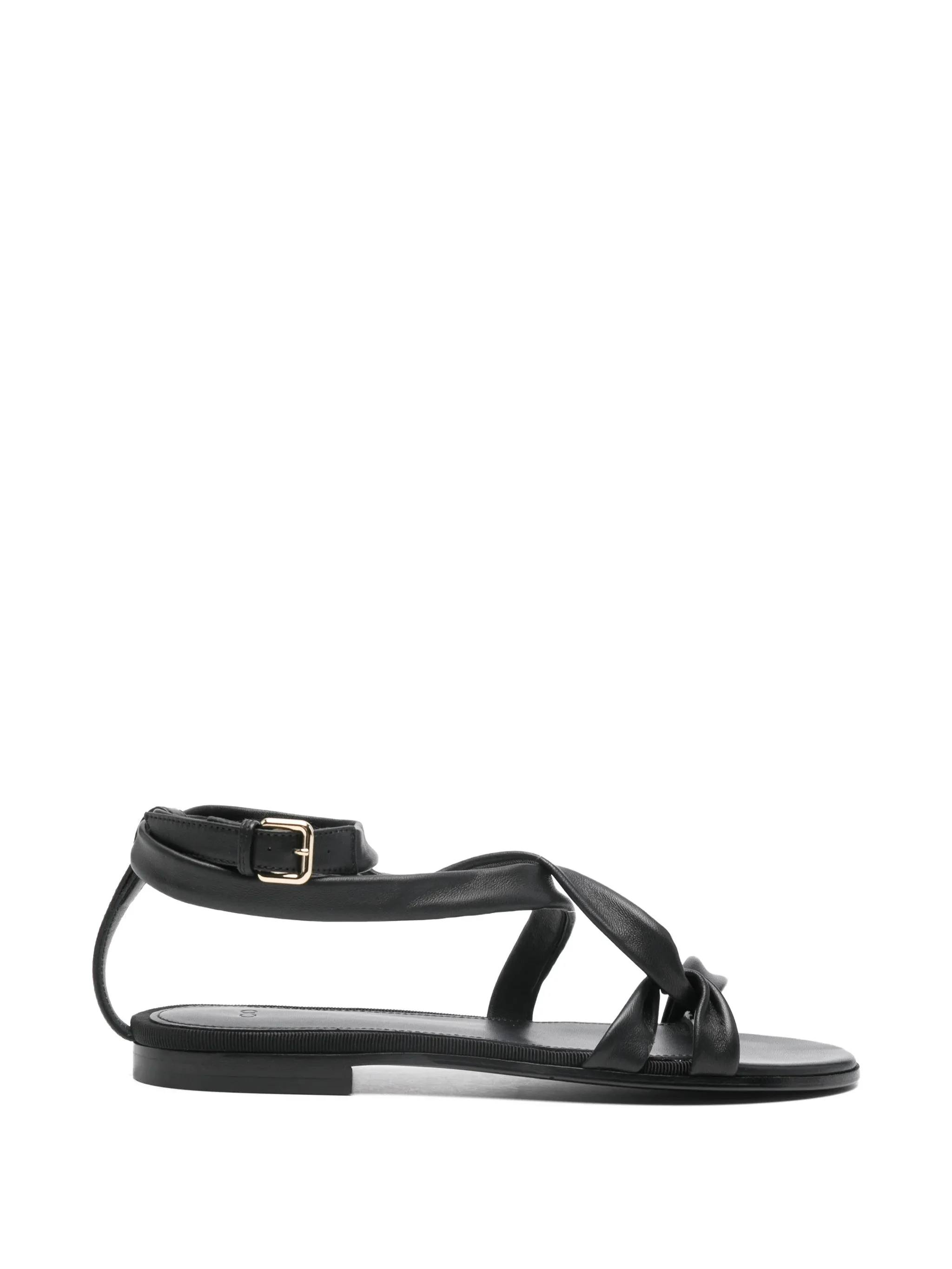 Co Knotted Strap Flat Sandals - 1