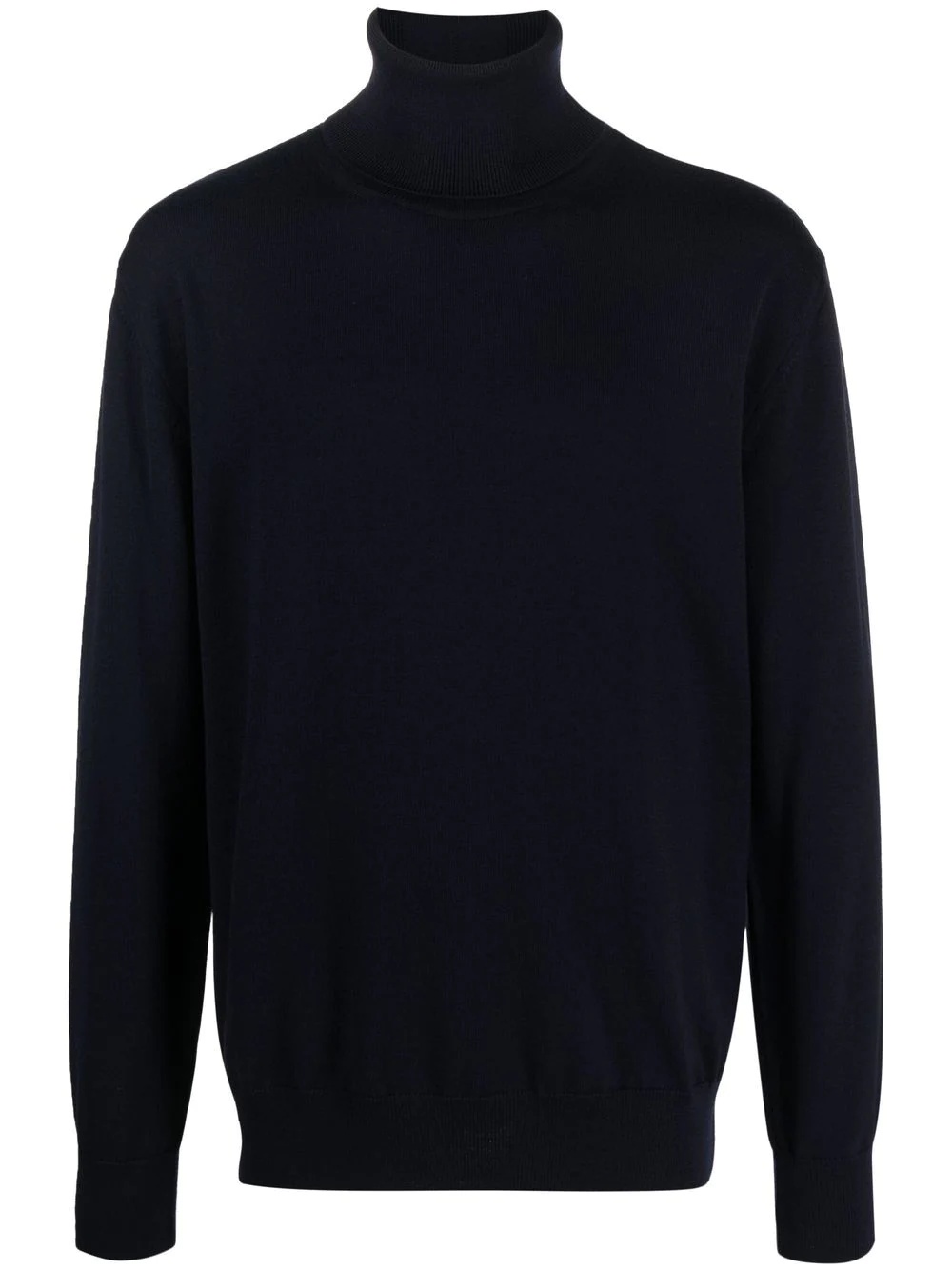 fine-knit roll-neck jumper - 1