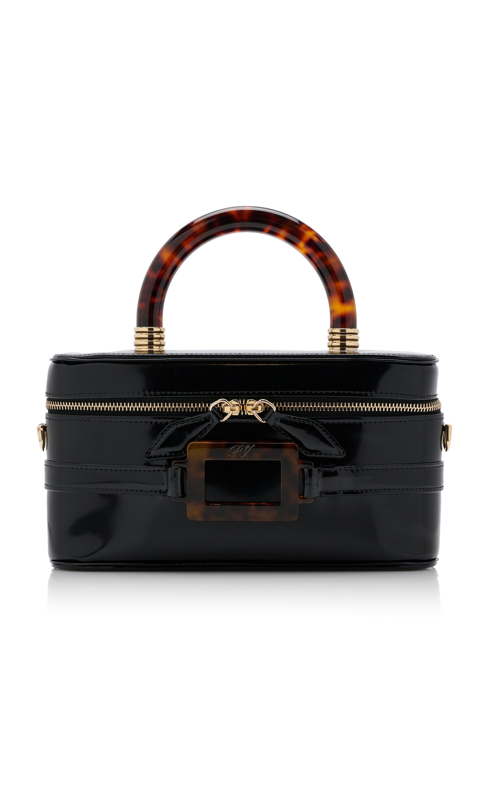 Mini Belle Vivier Leather Vanity Bag black - 1