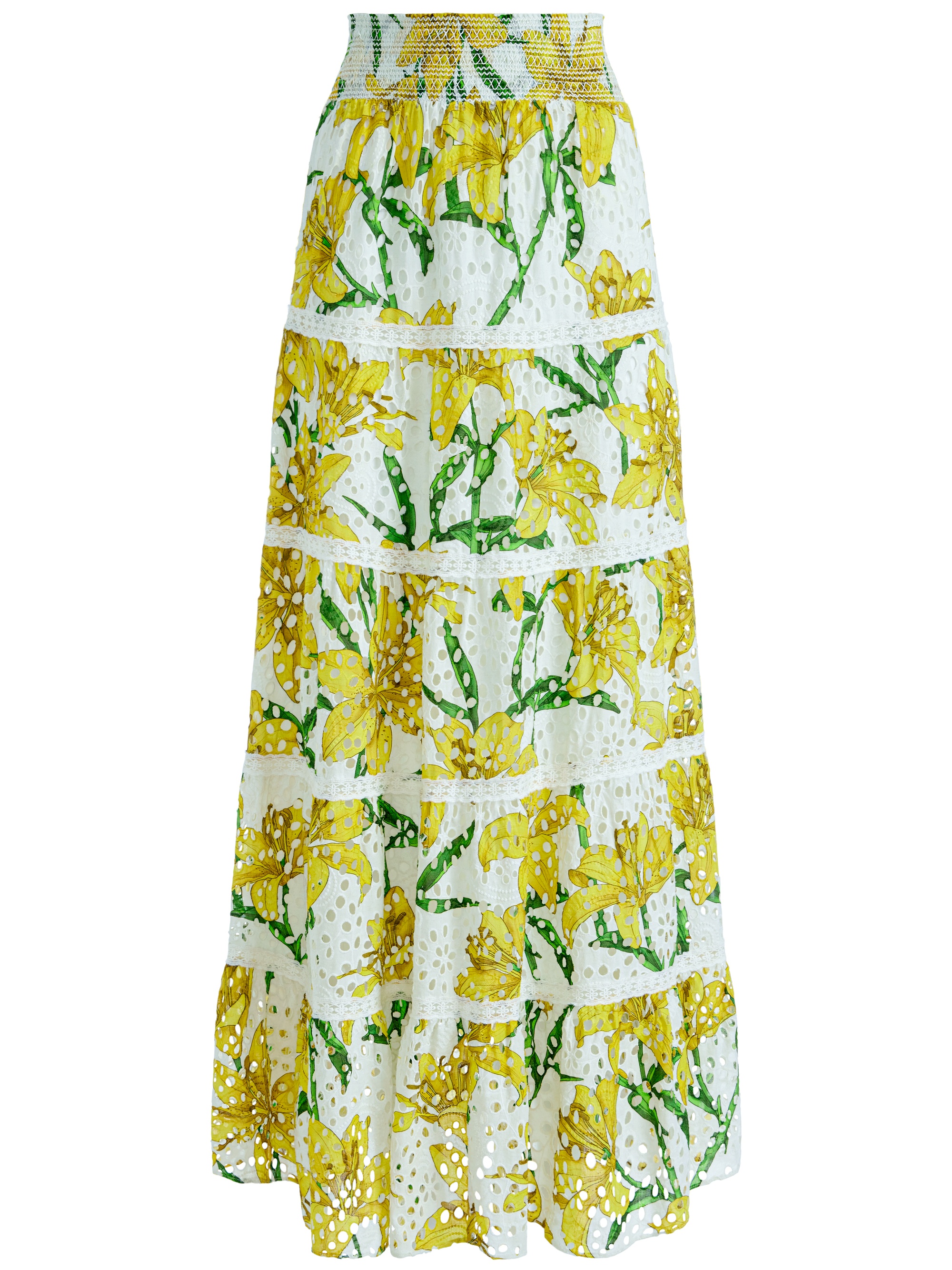 AISHA TIERED MAXI SKIRT - 7
