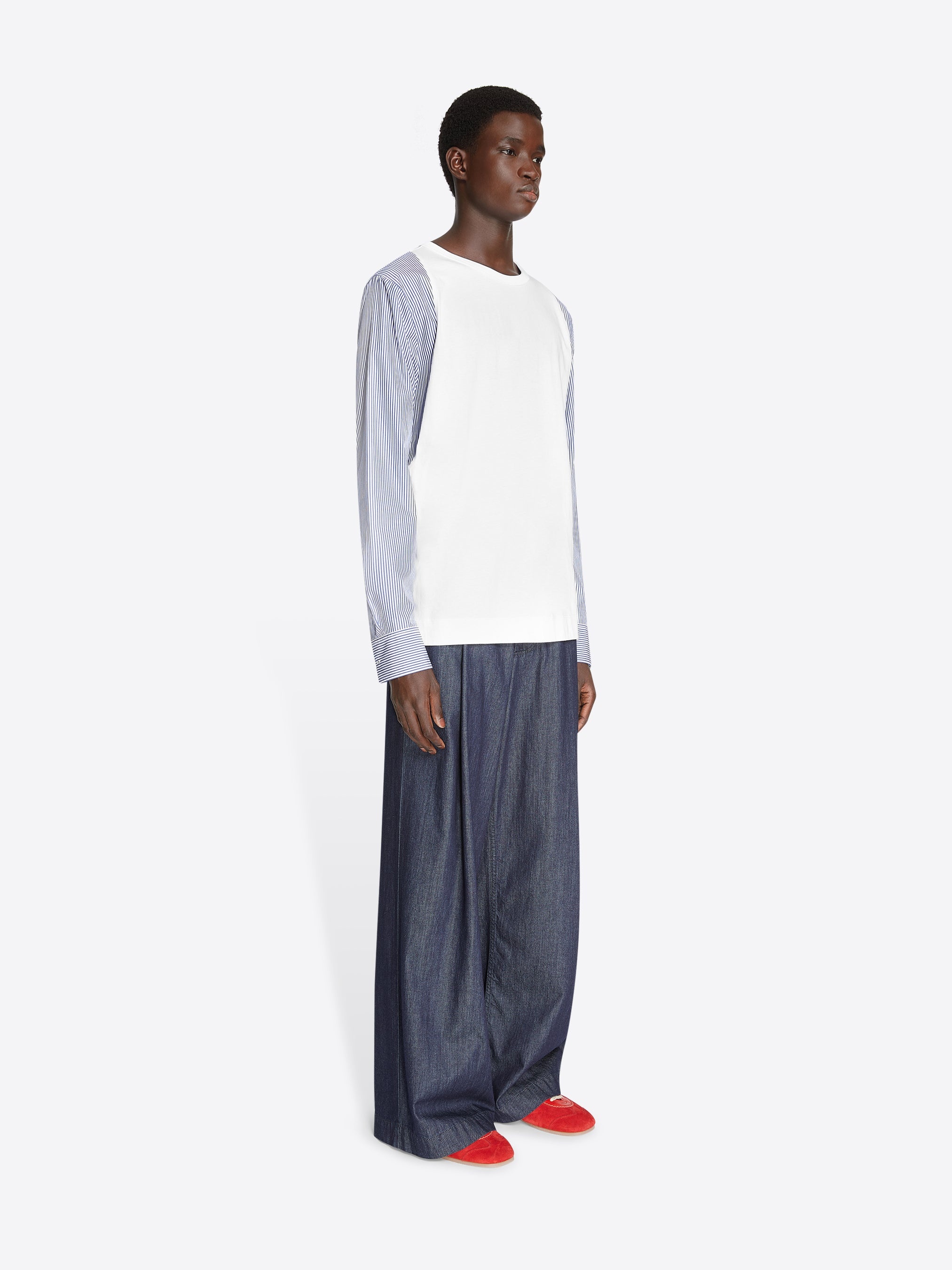 CONTRAST SLEEVES TEE - 3