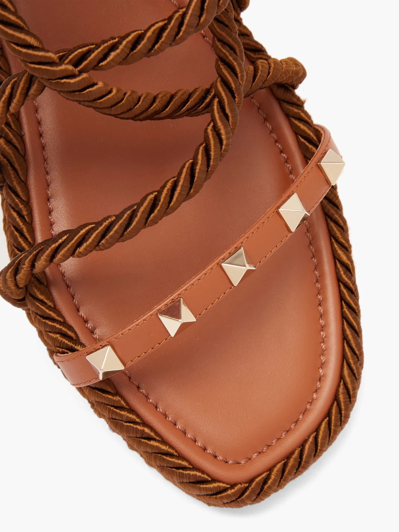 Torchon Rockstud leather sandals - 6