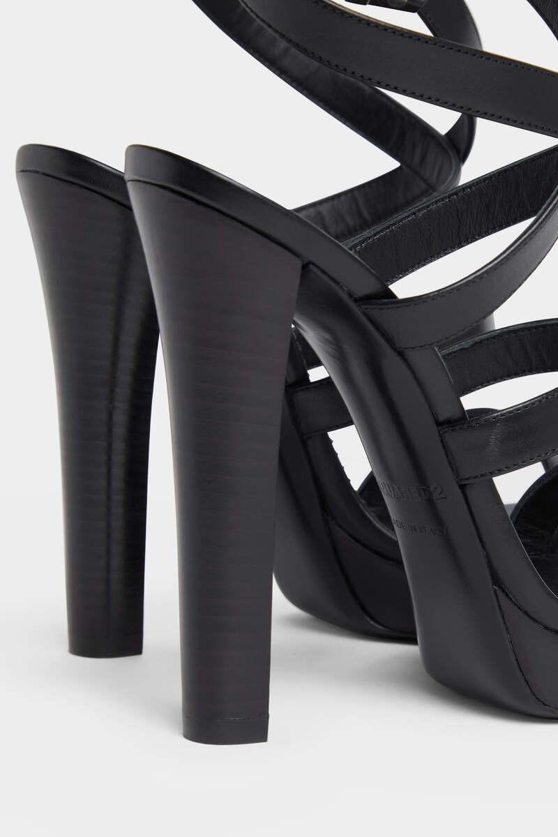 LOCK YOURSELF HEELED SANDALS - 5