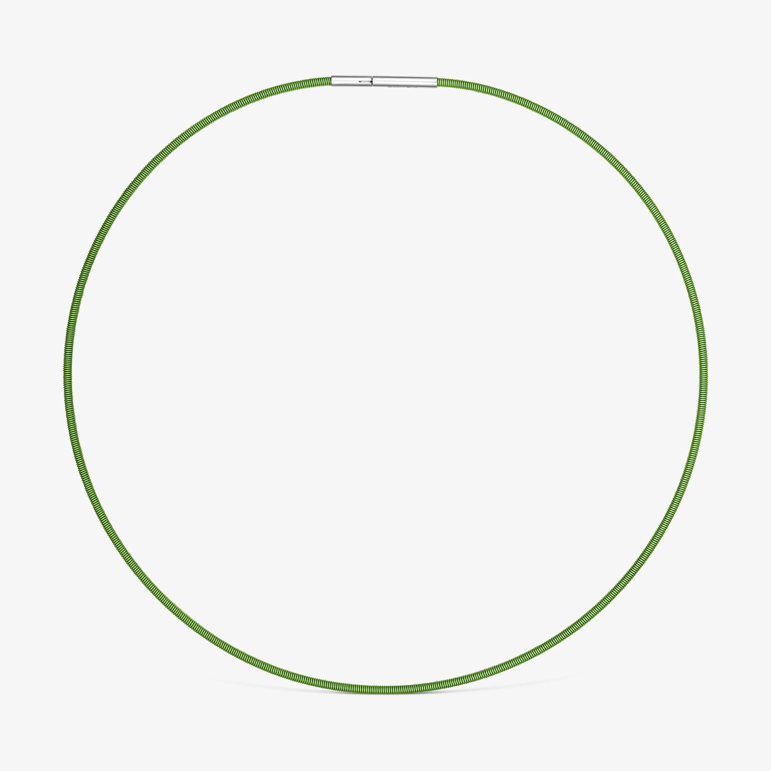 2 mm green steel Necklace TOUS Mesh Tube - 1
