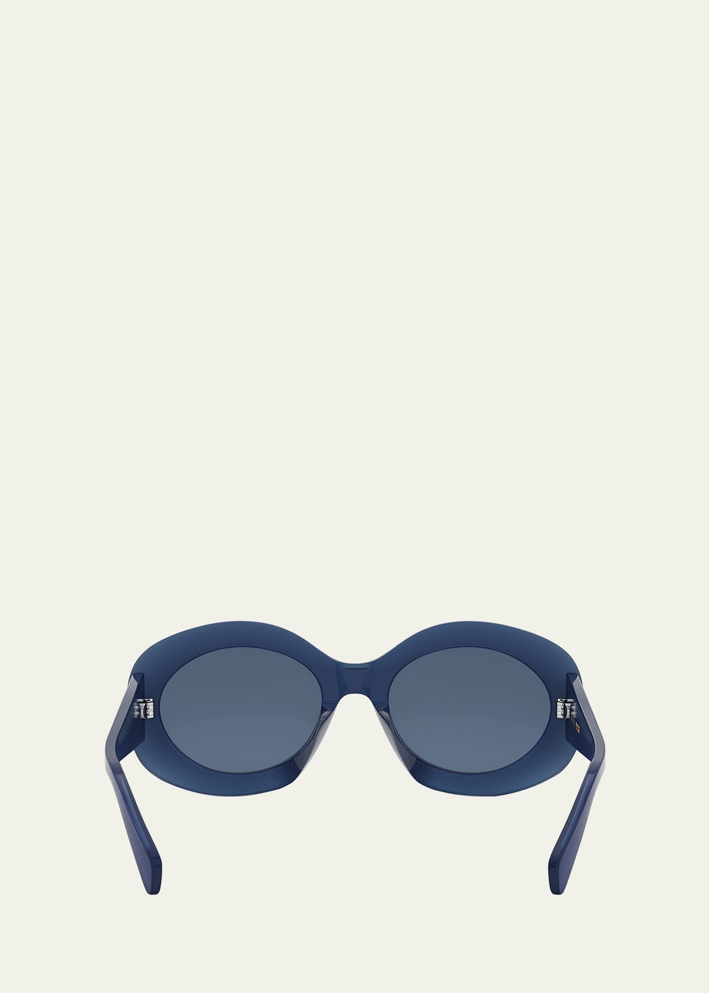 Triomphe Round Acetate Sunglasses - 5