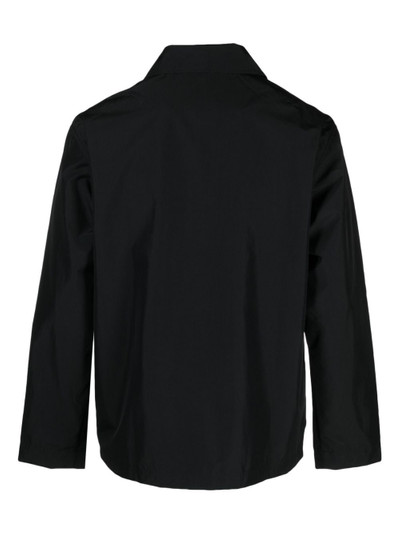 New Balance logo-print shirt jacket outlook