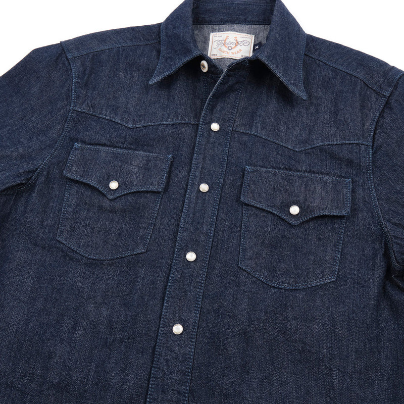 FREENOTE CLOTH Western Scout 11oz 1900s Denim Shirt outlook