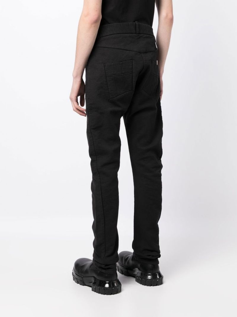 four-pocket slim-cut trousers - 4
