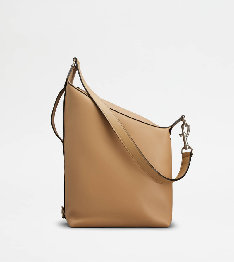 TOD’S MEDA BAG IN LEATHER SMALL - BEIGE 1