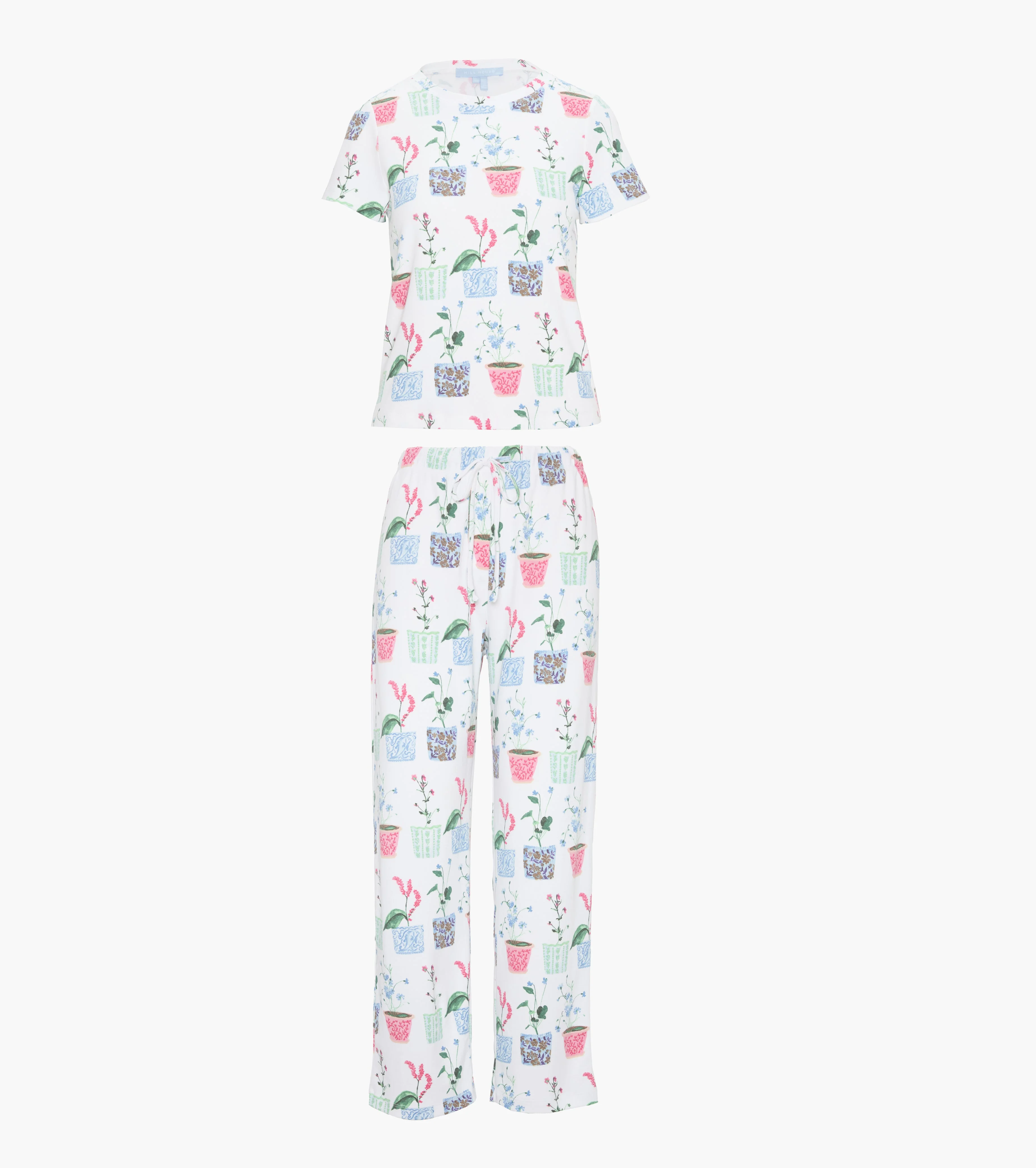 The Kelly Pajama Set - Flower Pots - 1