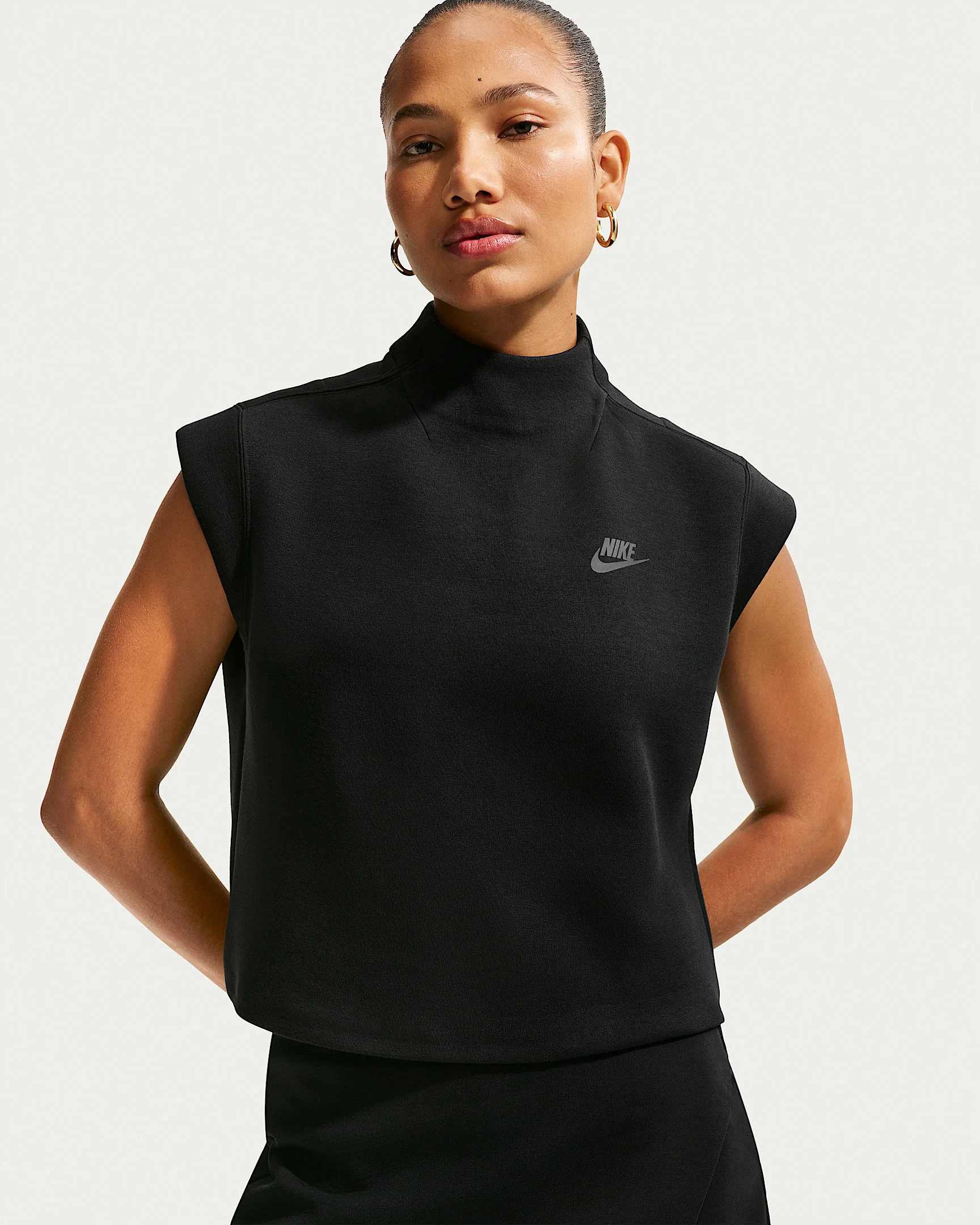 Nike Sportswear Tech Fleece Women's Short-Sleeve Top - 1