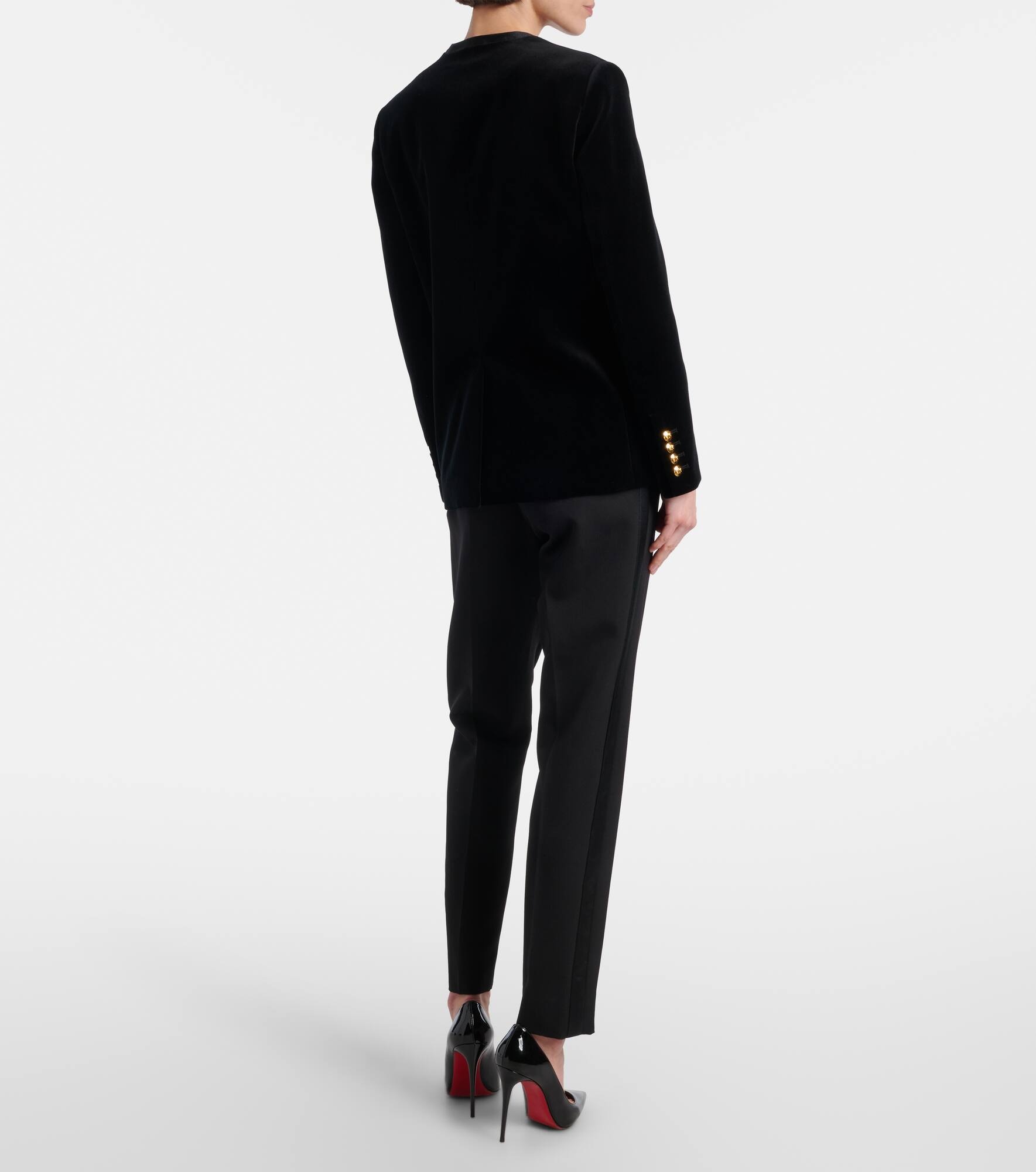 Jealousy Sunset velvet blazer - 3