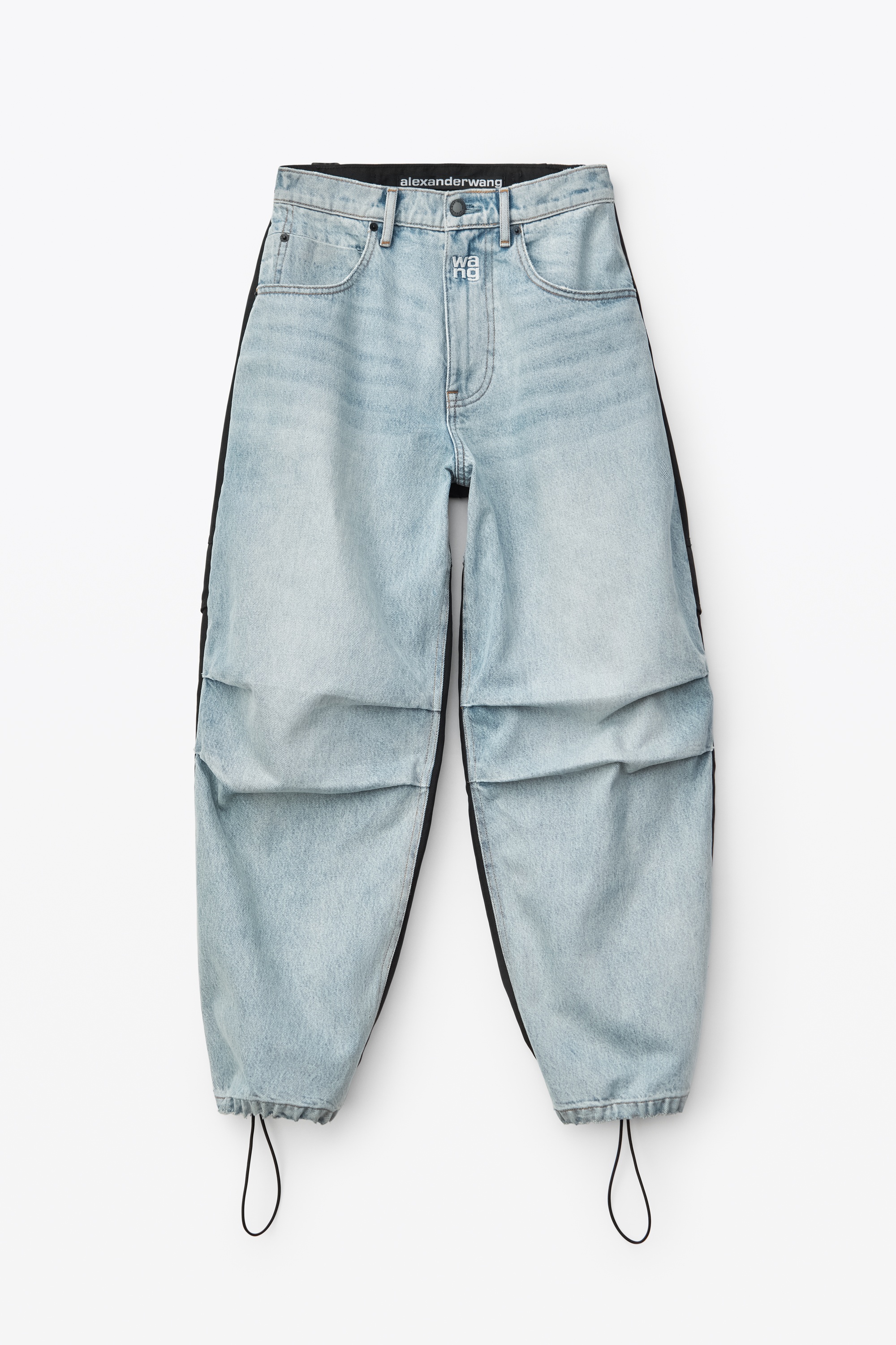 HYBRID CARGO JEAN IN DENIM AND NYLON - 1