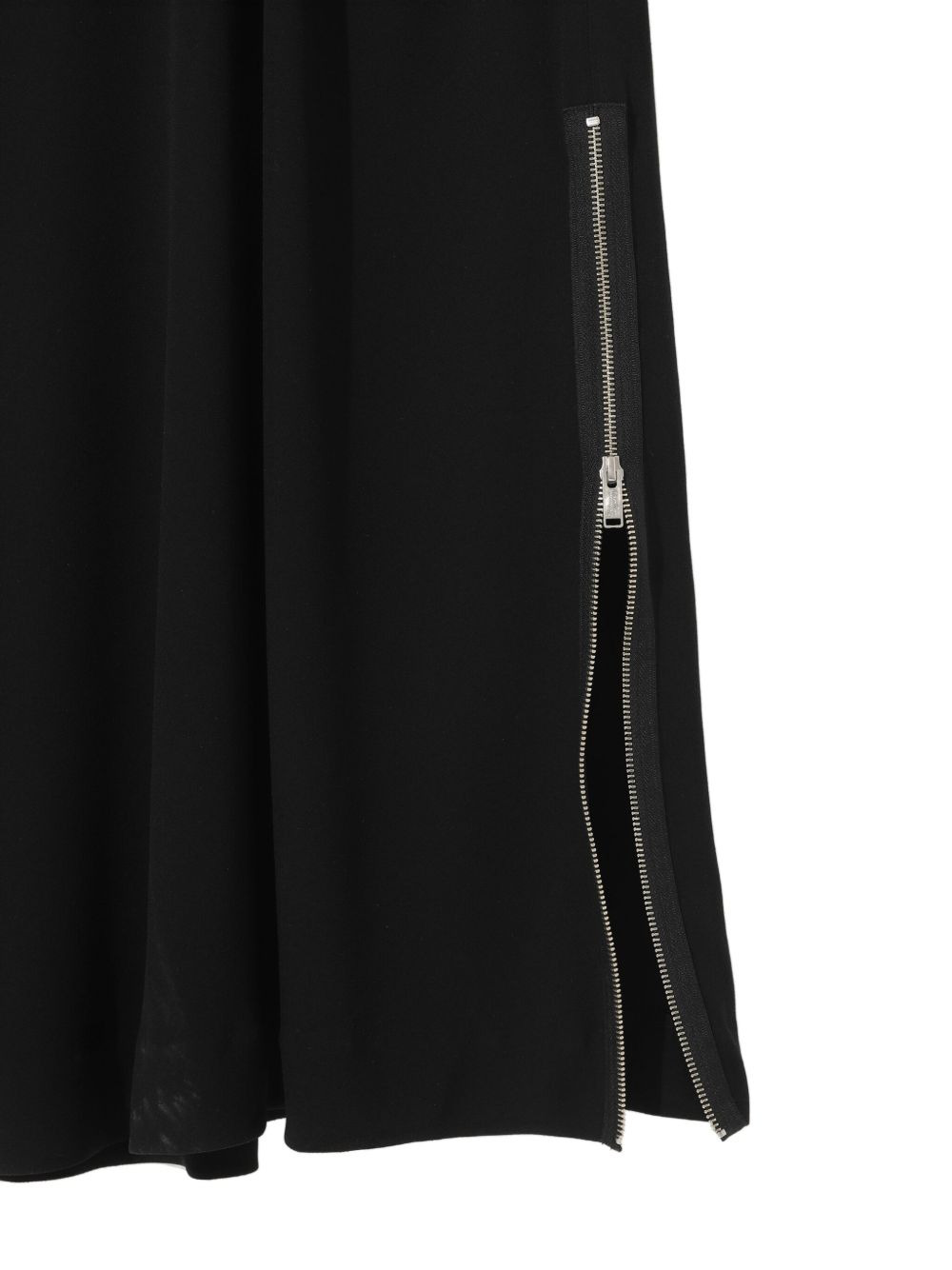 zip-detail ring-embellished dress - 4