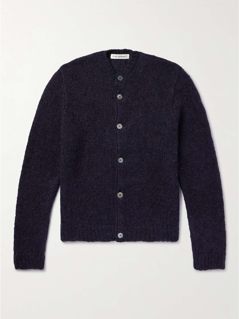 Opa Brushed Ribbed-Knit Cardigan 1
