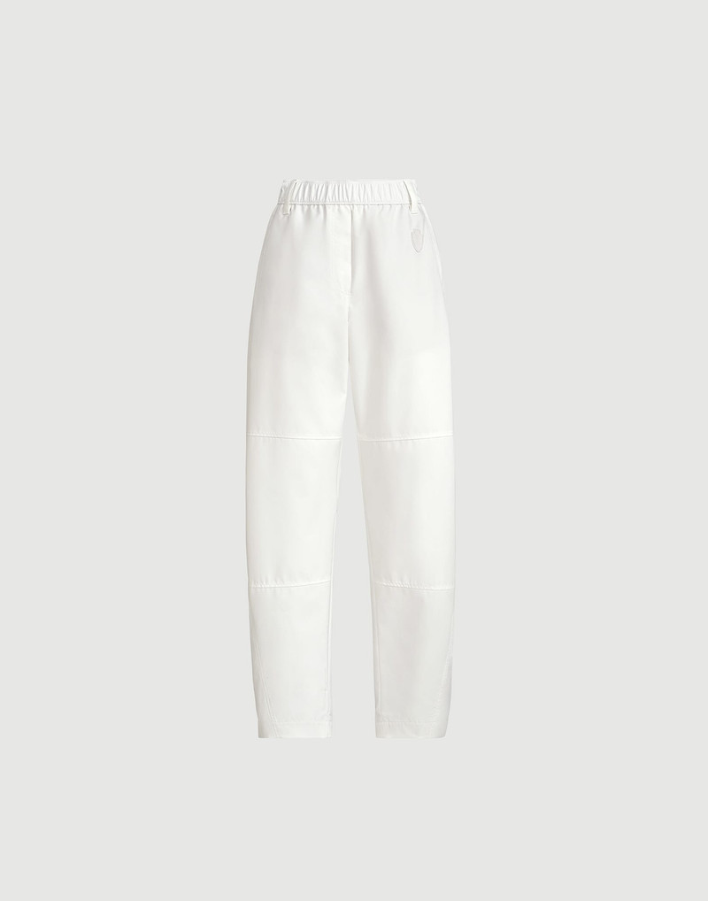 Nylon ergonomic track trousers with logo 1