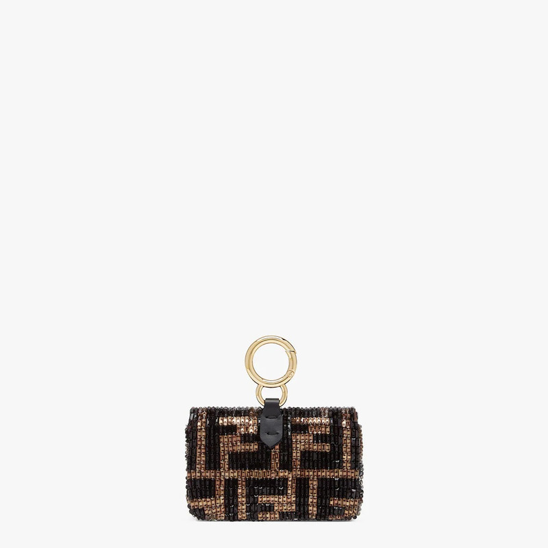 Charm with brown beads 3