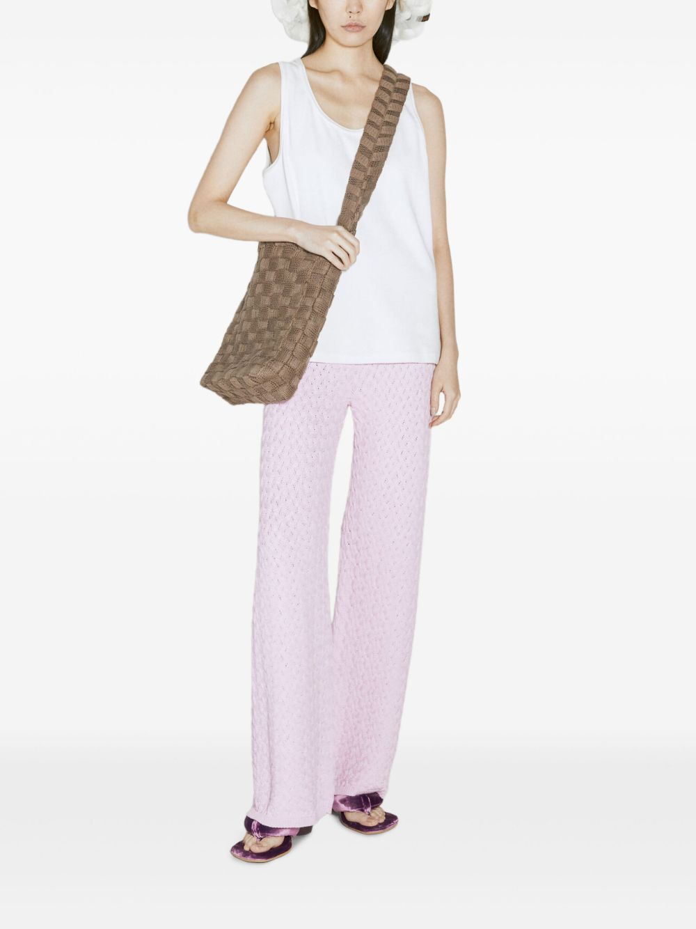 Cableweave trousers - 2