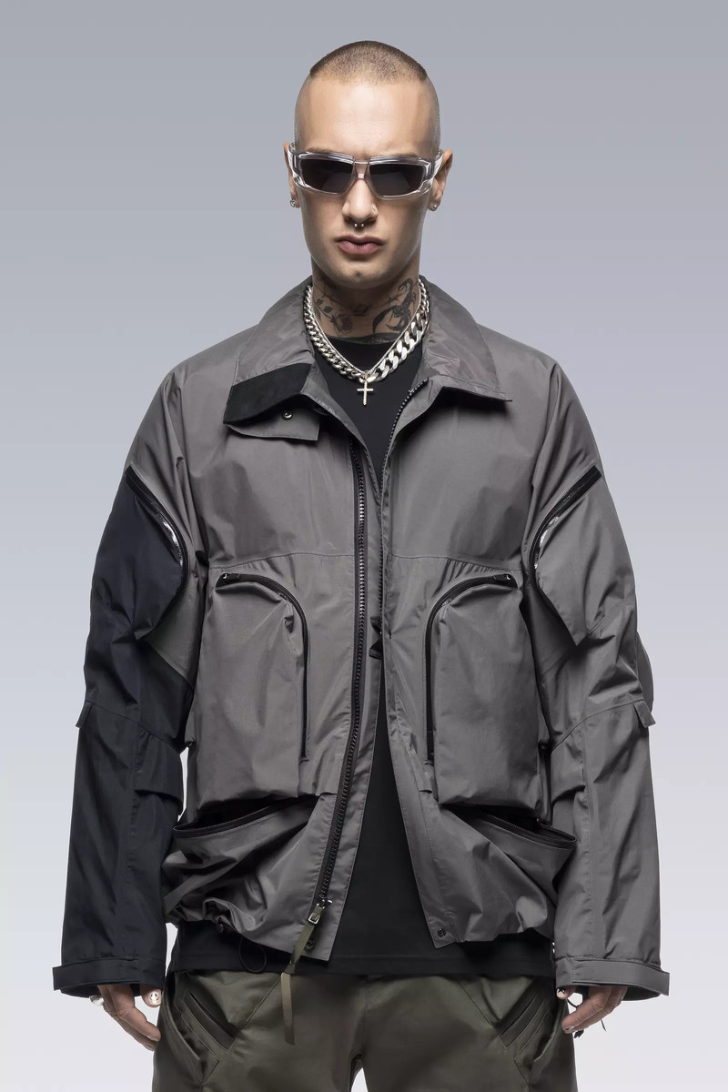 J120-GTPL 2L Gore-Tex Paclite Plus InterOps Jacket BACKER GRAY/BLACK 11