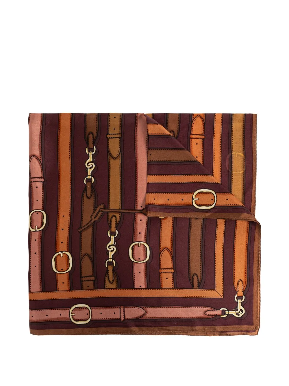 belt-motif scarf - 1