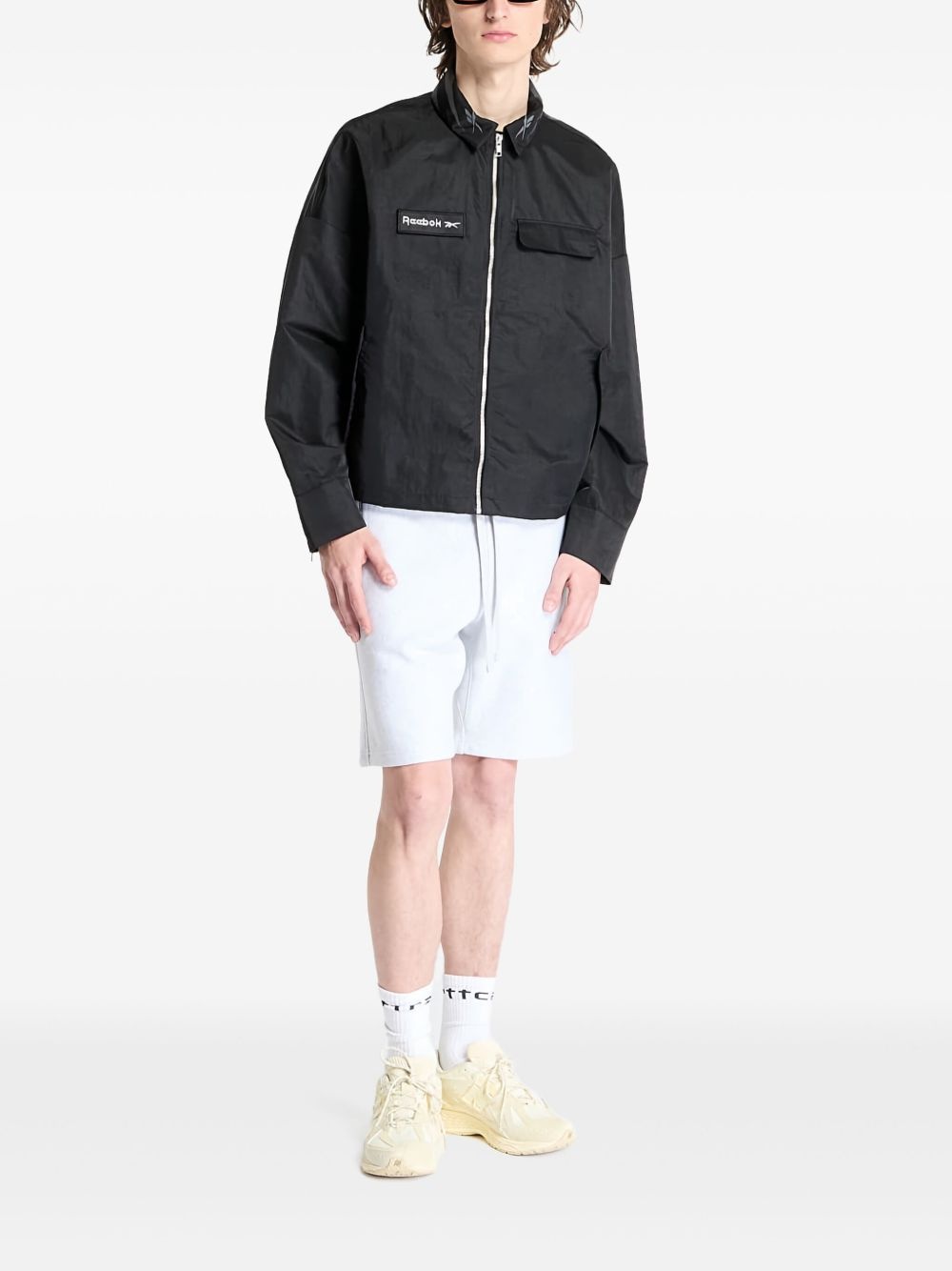 zip-up shirt jacket - 2