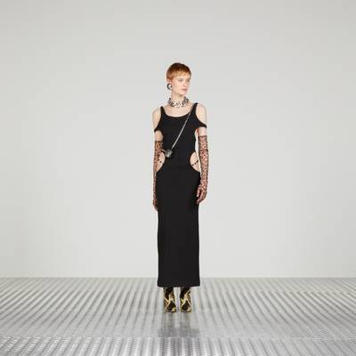 GUCCI Cotton ribbon jersey maxi dress outlook