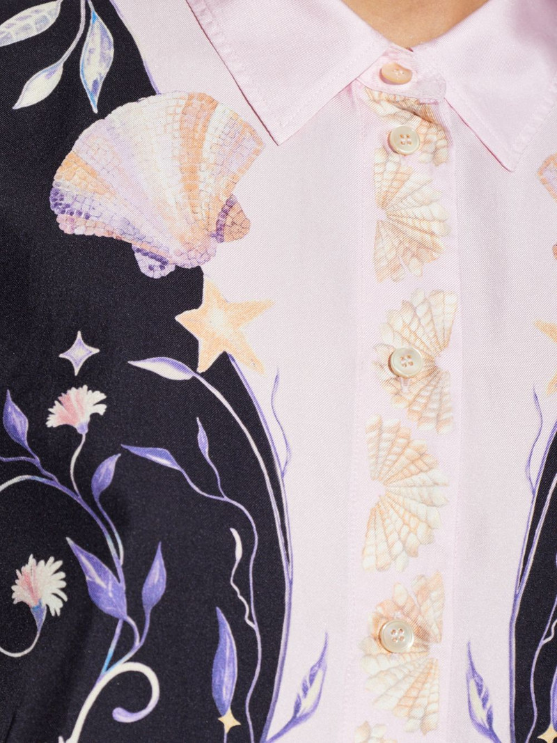 seashell-print short-sleeves shirt 5