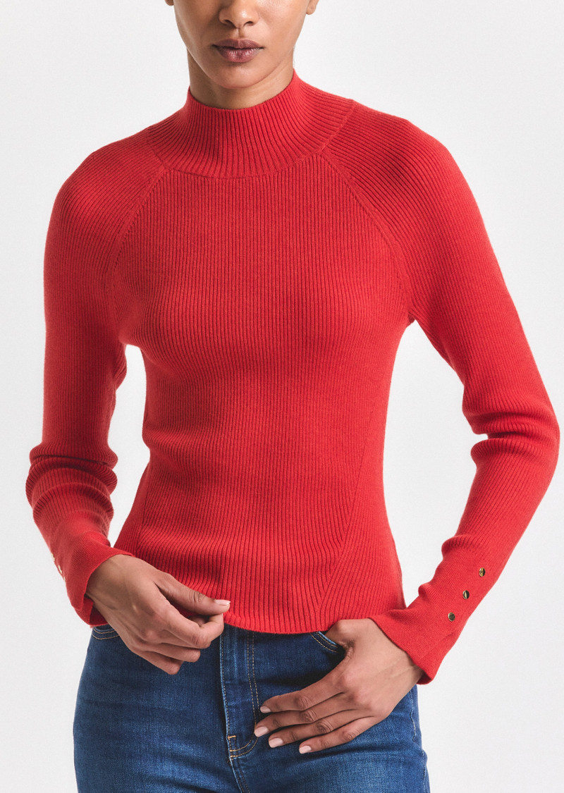KASSANDRA RIBBED MOCK NECK 스위치 1