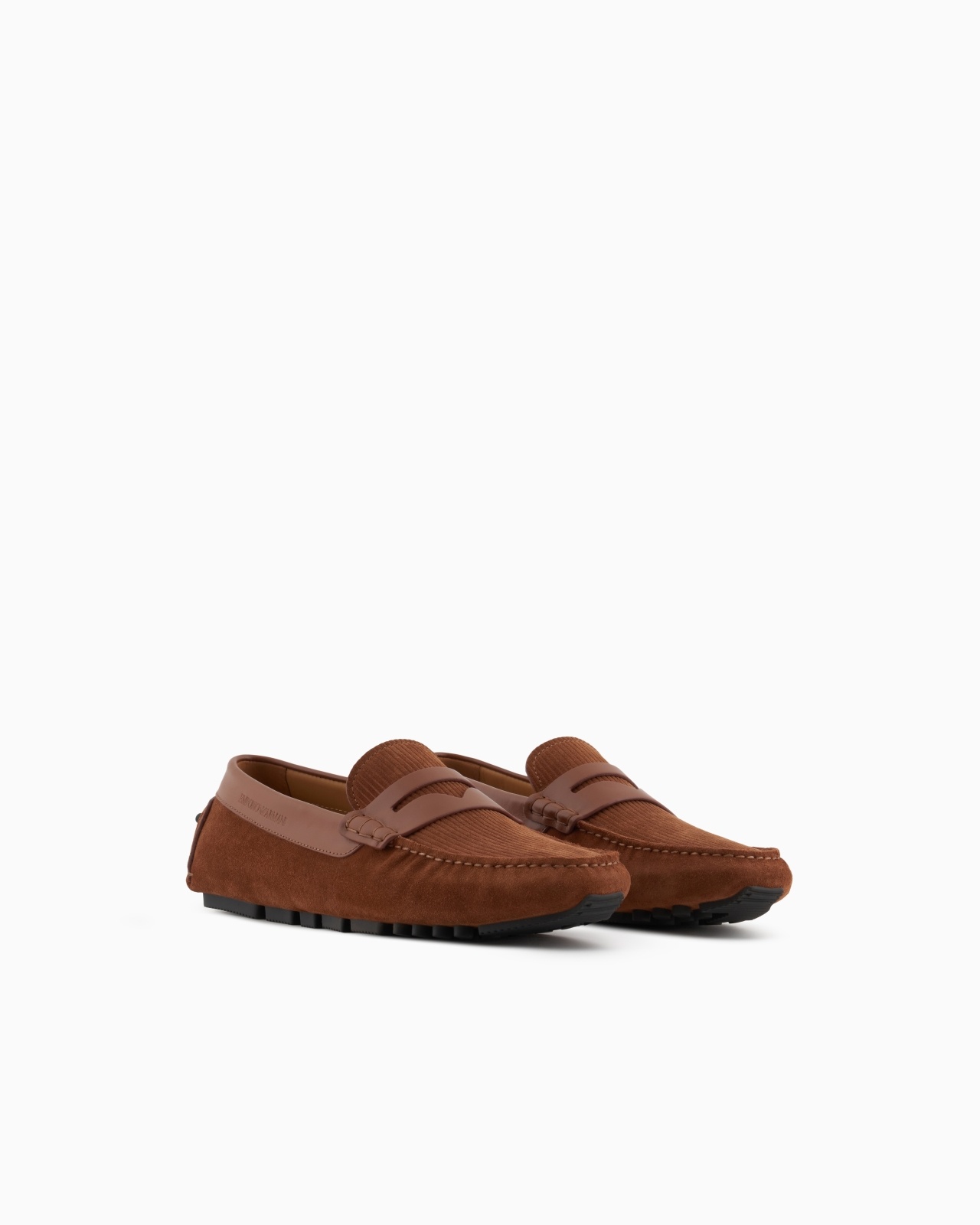MULTI-STRIPED SUEDE DRIVING LOAFERS - 2