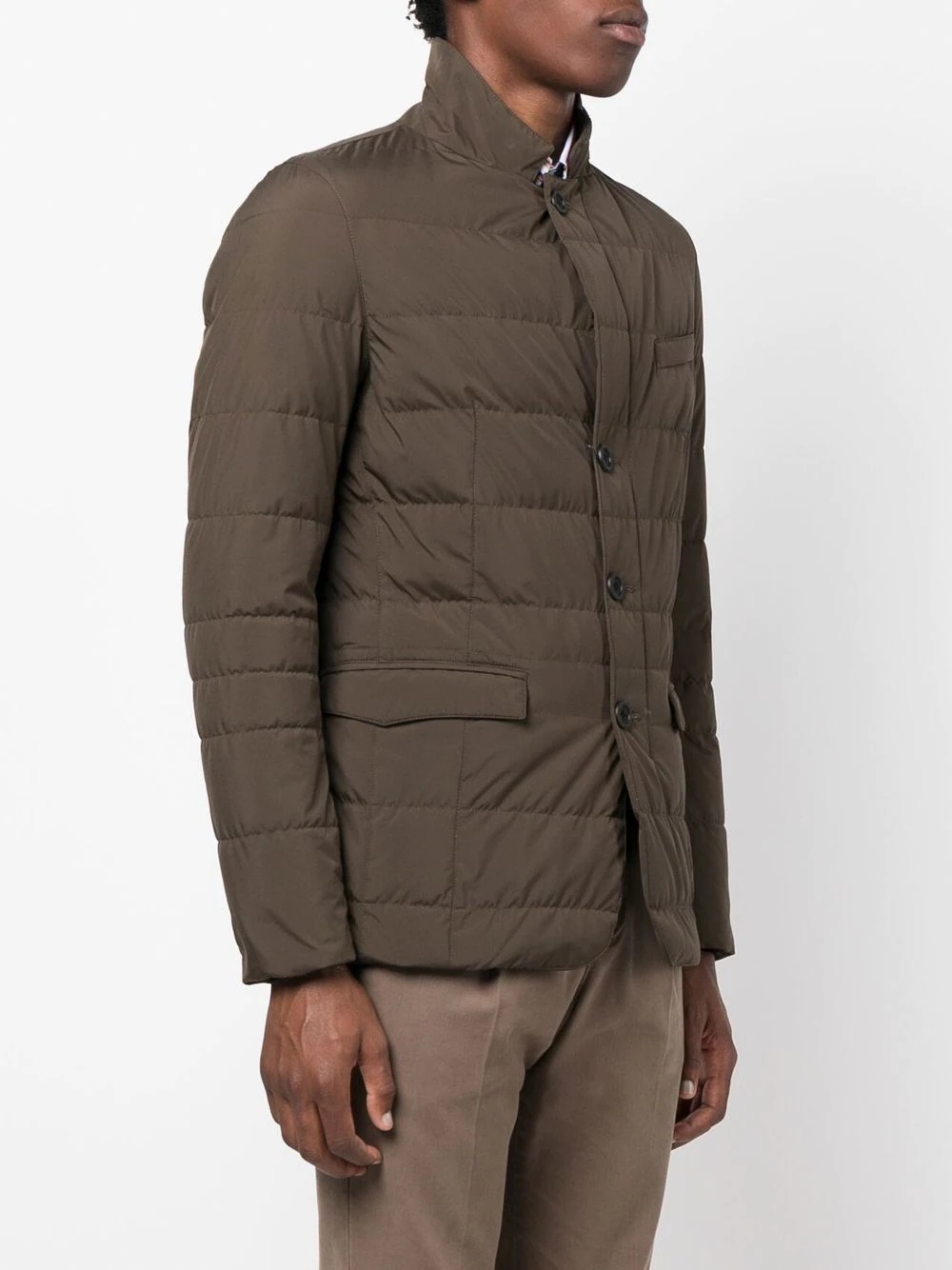 high-neck padded jacket - 3