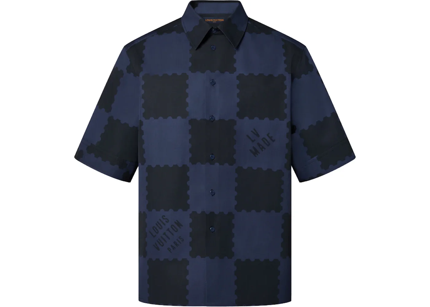 Louis Vuitton x Nigo Damier Shirt Dark Ocean - 1