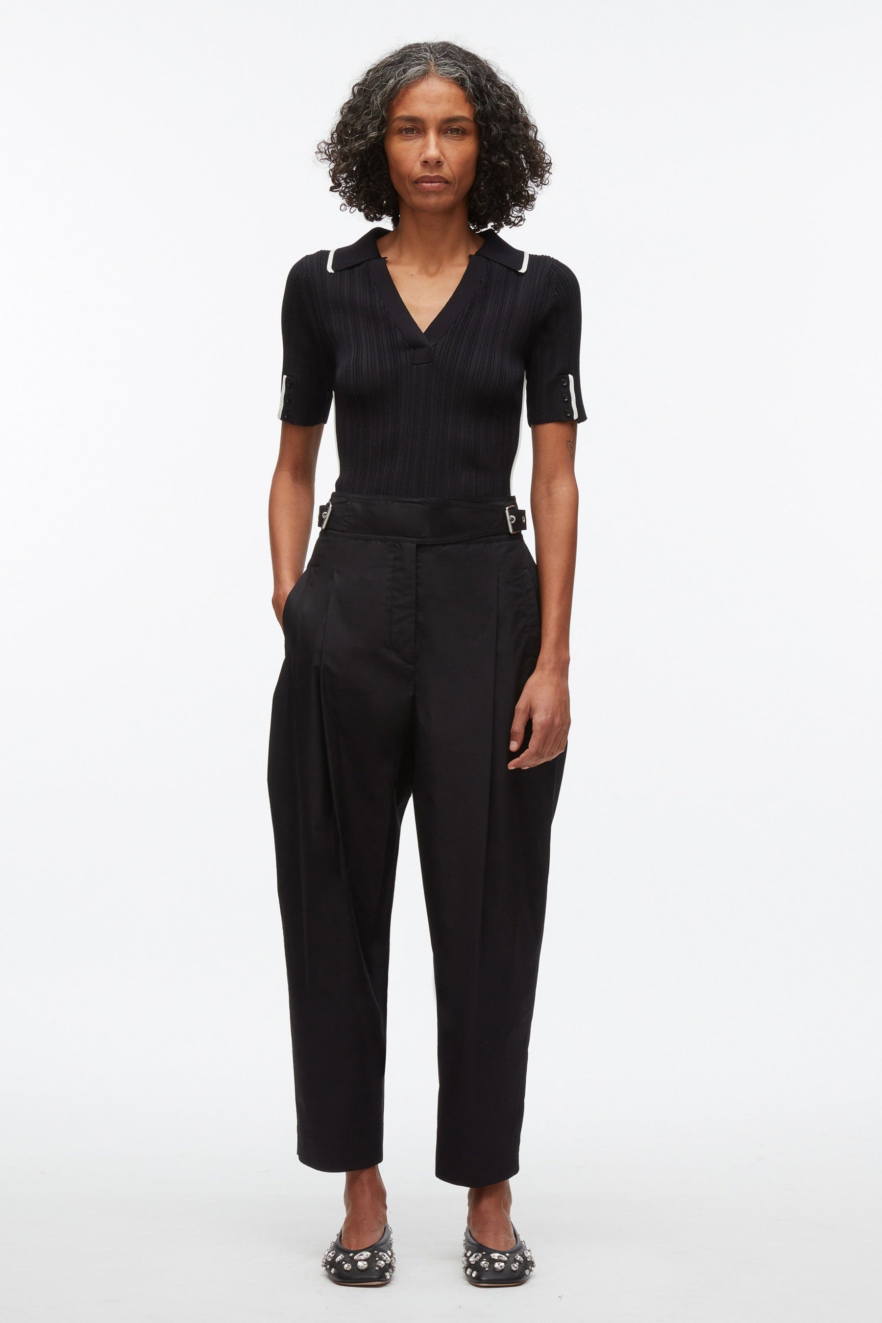 Buckle Waistband Trouser - 2