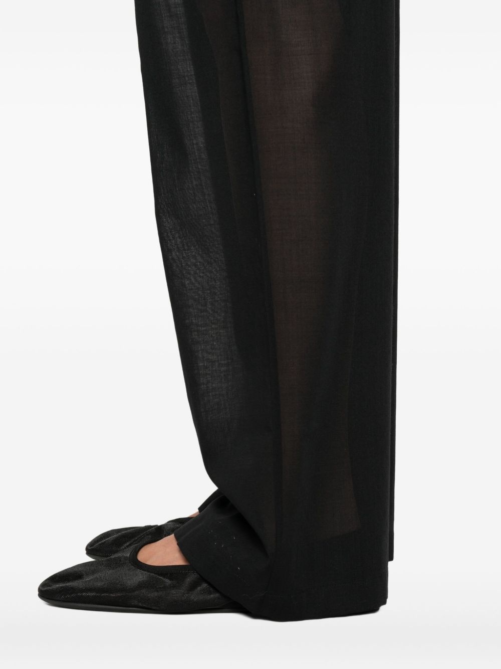 drawstring-waist trousers - 5