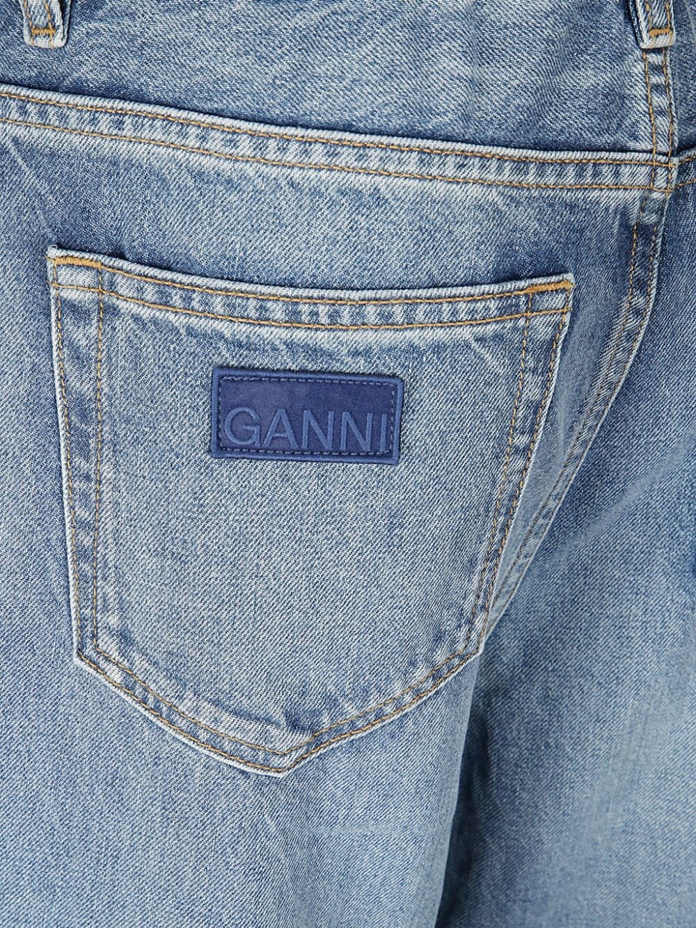 whiskering detail boyfriend jeans - 3