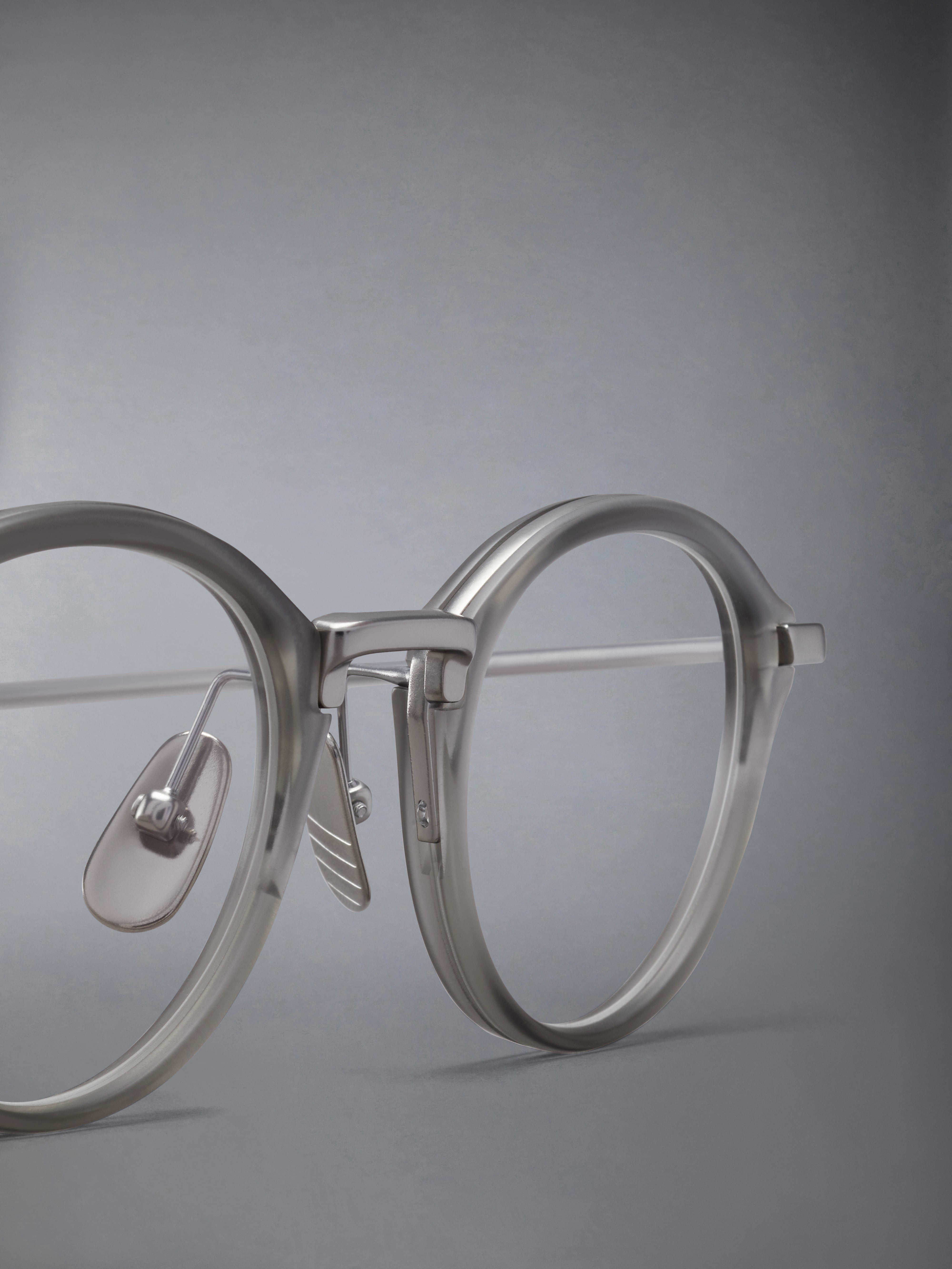 Acetate And Titanium Round Eyeglasses - 7