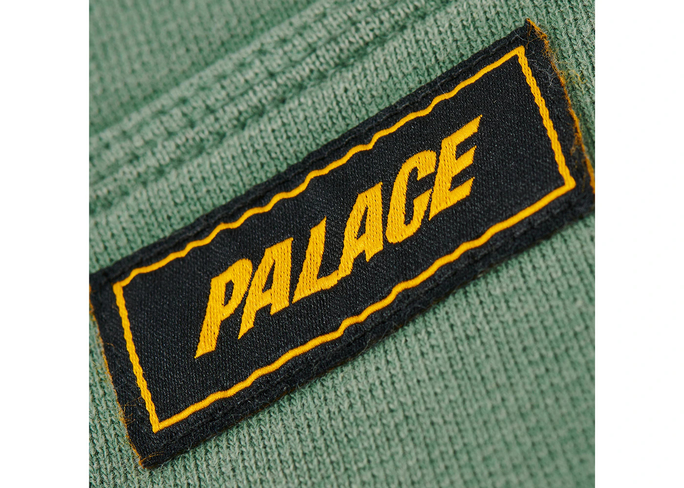Palace Triple Stitch Zip Hood Pigment Green - 3
