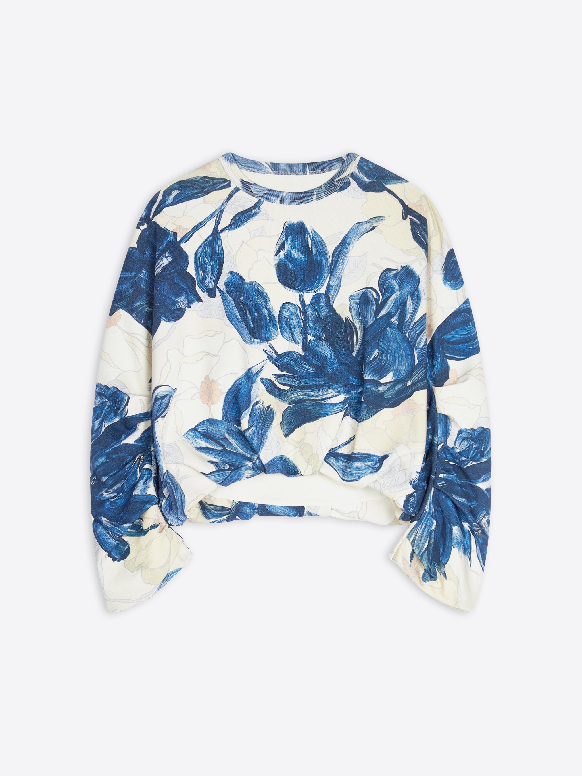DRAPED SWEATSHIRT - 1