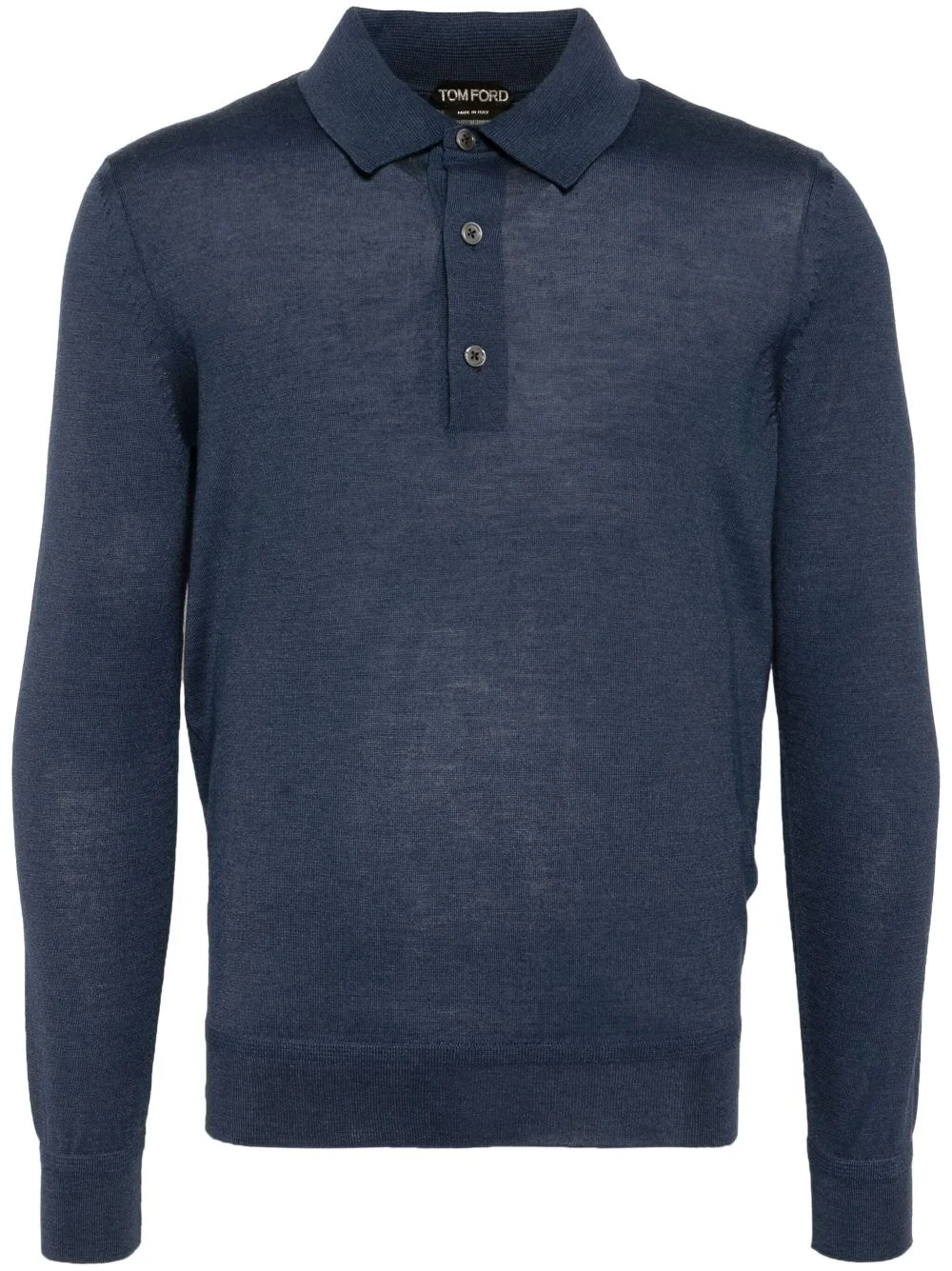 long-sleeved polo shirt - 1