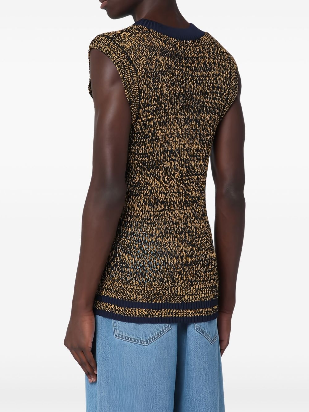 v-neck vest - 3