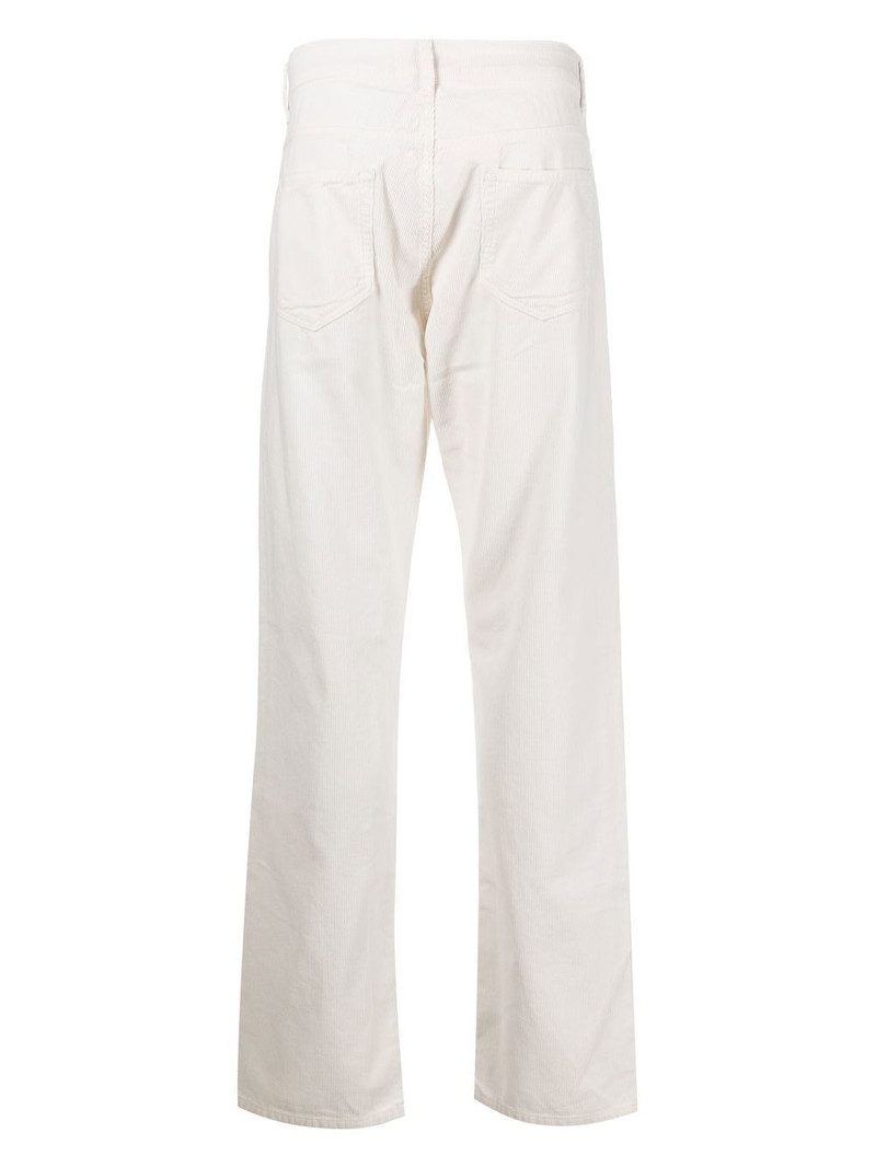 OFFICINE GÉNÉRALE wide-leg cotton trousers outlook
