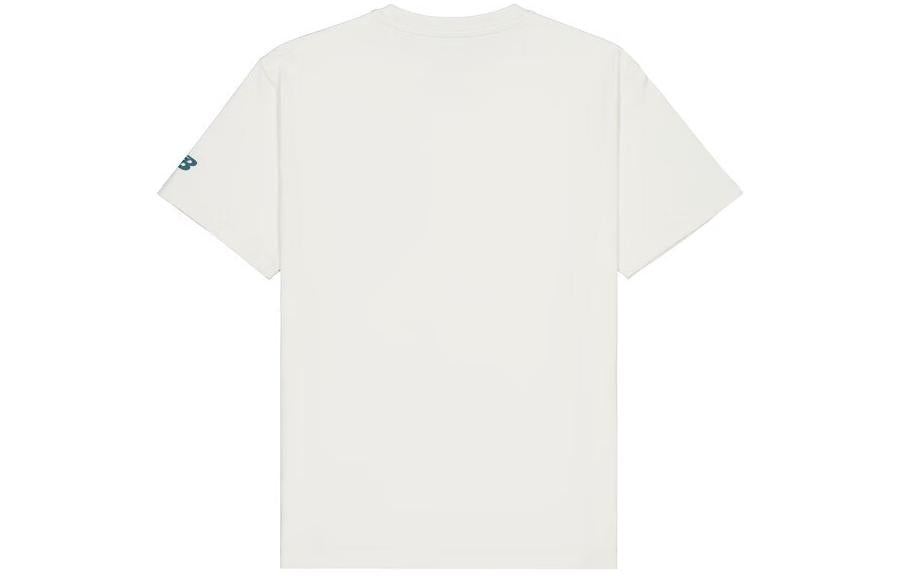 New Balance Small NBSC Graphic T-Shirt 'White Green' AMT42331-CIC - 2