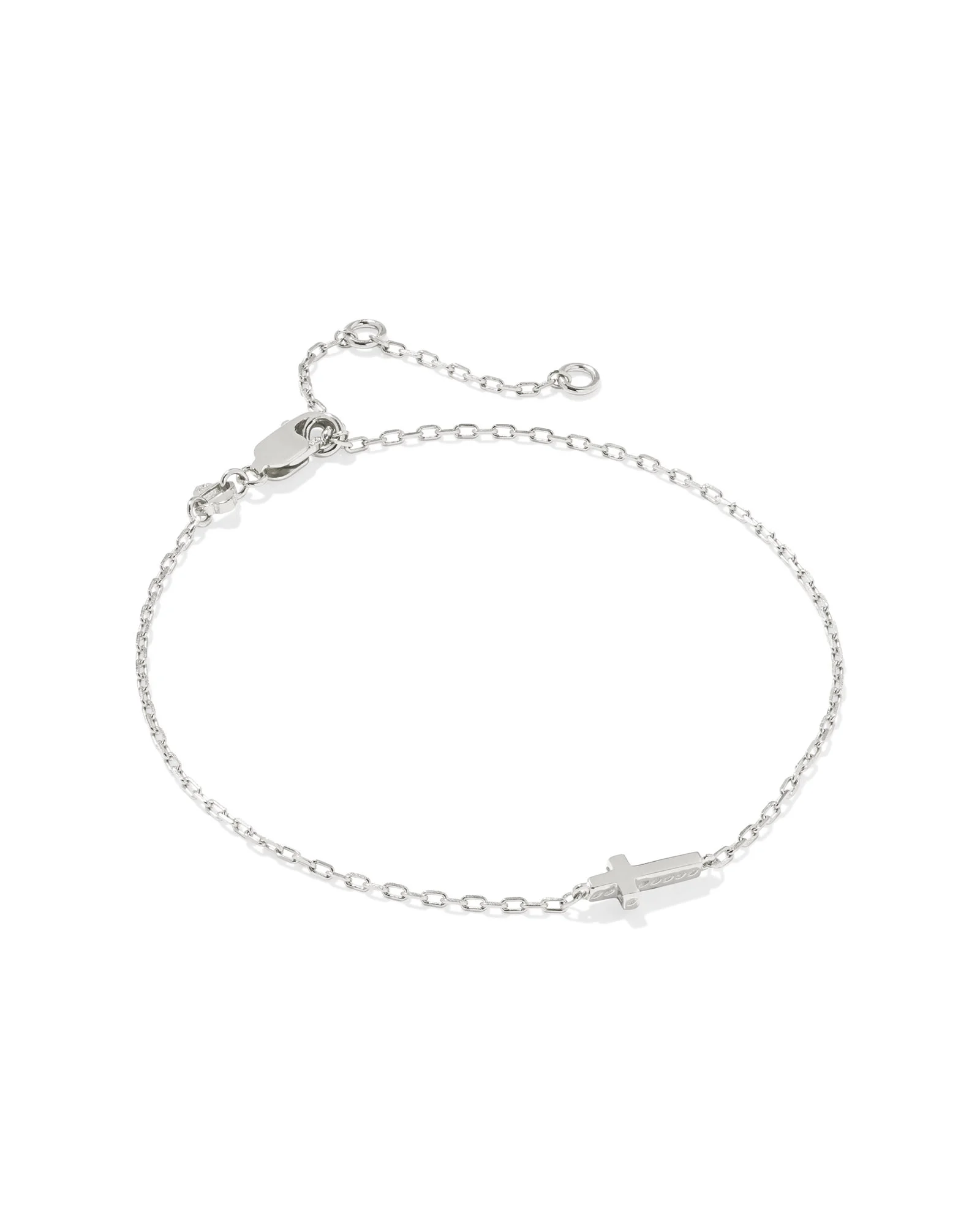Cross Inline Bracelet in Sterling Silver - 1