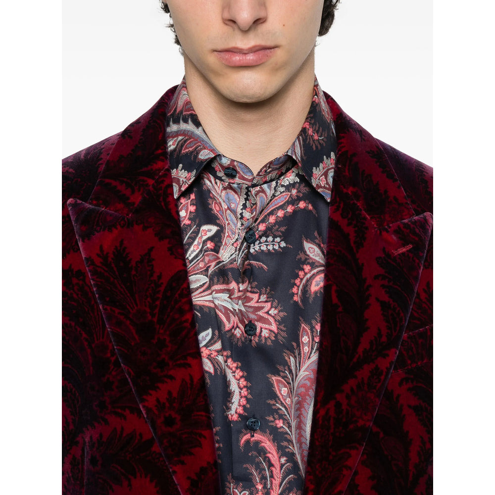 Etro Blue Shirts Men - 5