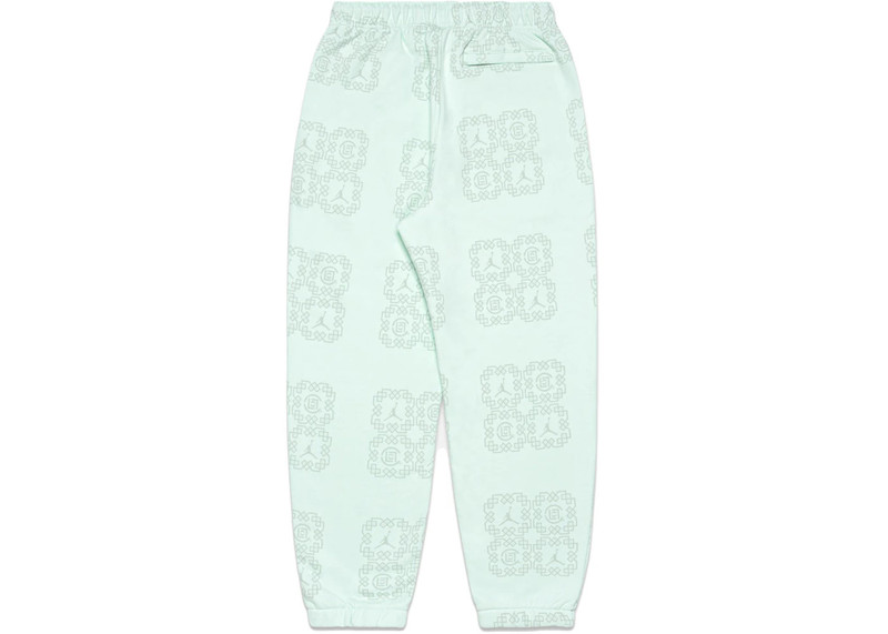 Jordan Jordan x Clot Jade Fleece Sweatpants Barely Green outlook