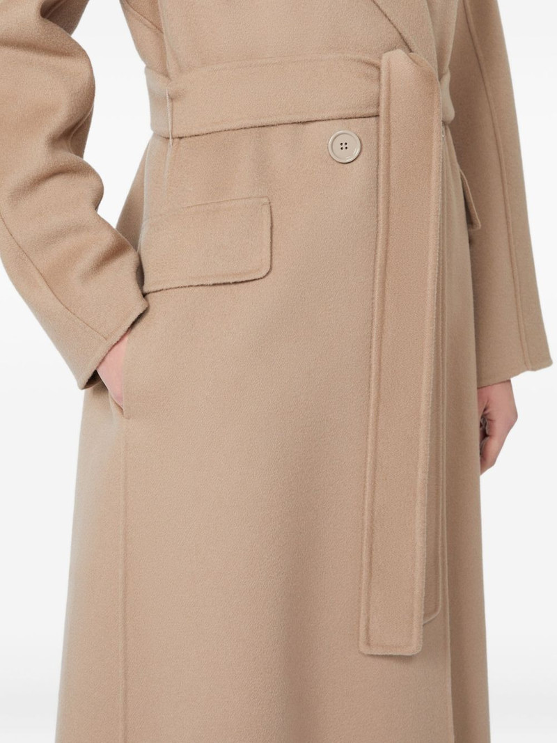 belted notched-lapel coat 5