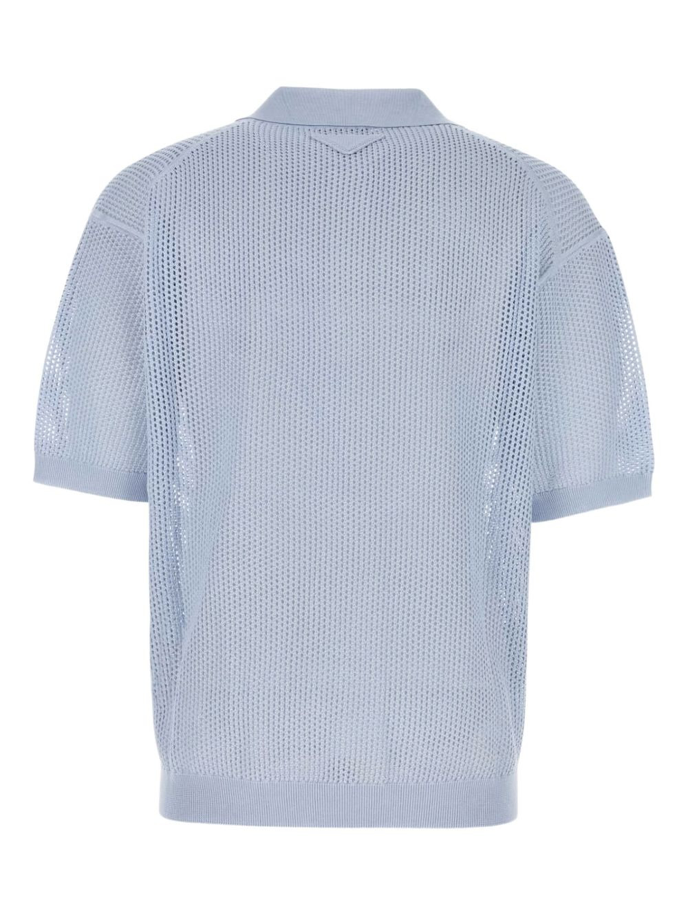 mesh-knit polo shirt - 2