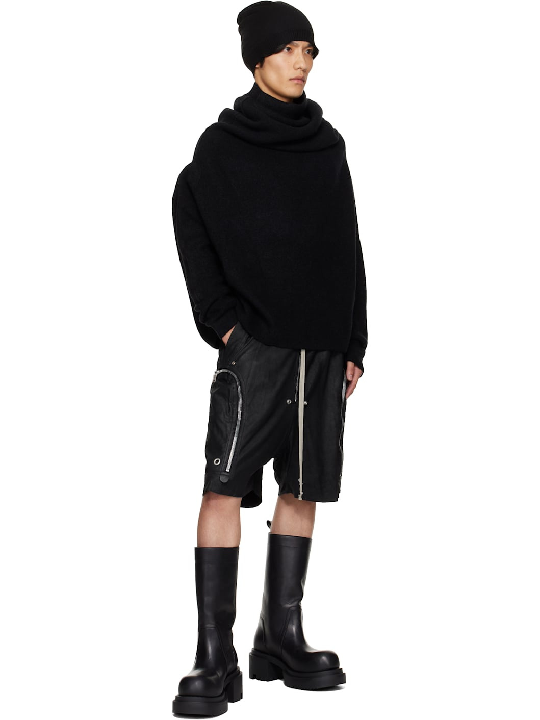 Black Concordians Shroud Sweater - 4