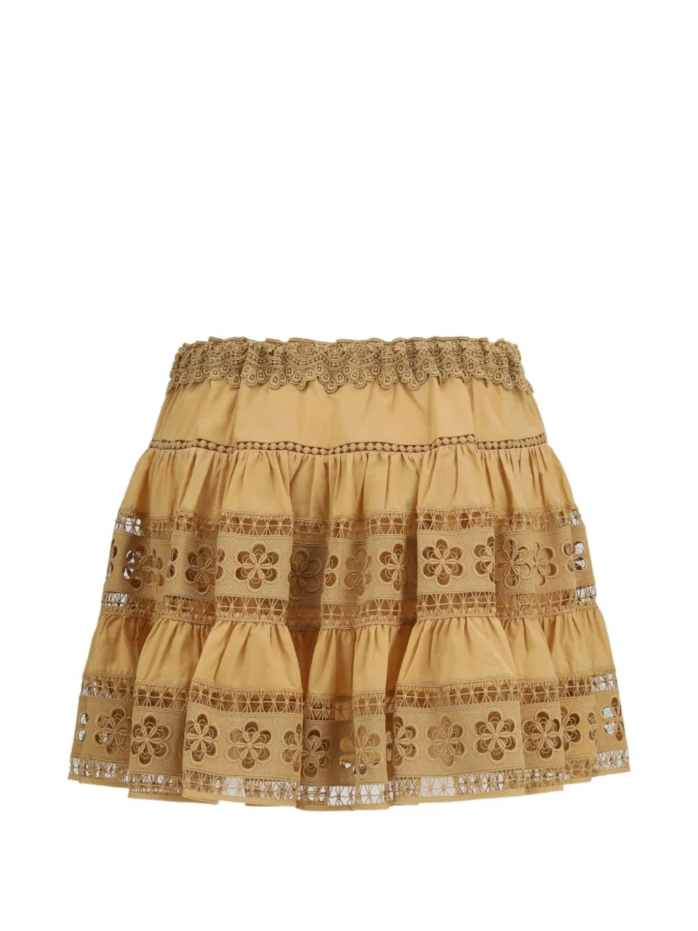 Lea broderie anglaise tiered skirt - 1