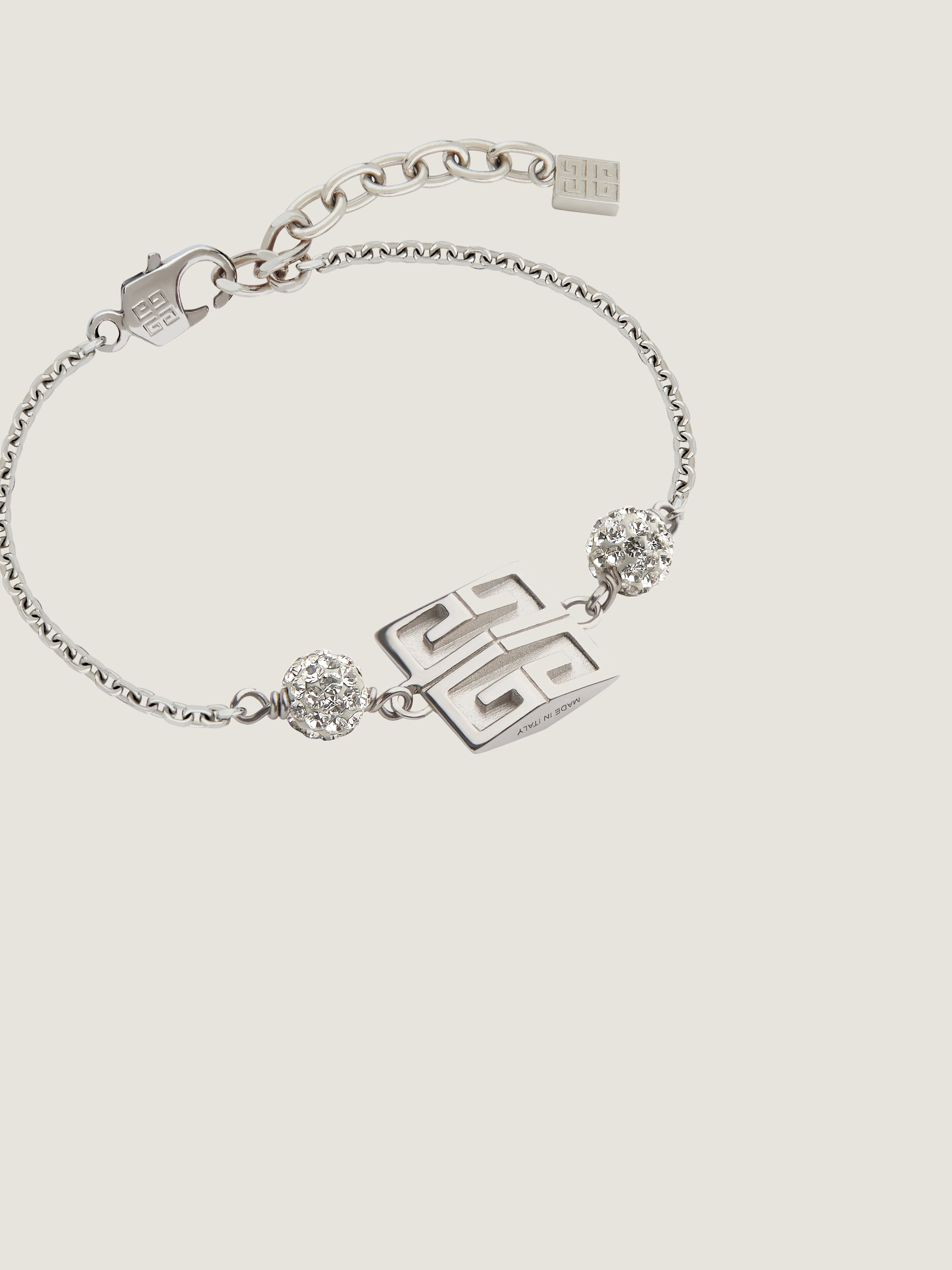 4G BRACELET IN METAL WITH CRYSTALS - 3